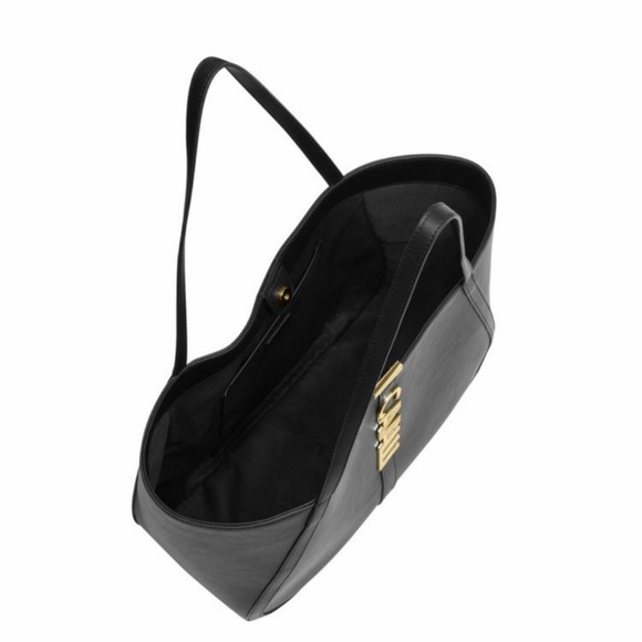 Cavalli Black Tote Bag with Gold Logo - Picture 2 of 4